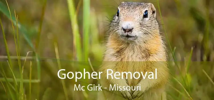 Gopher Removal Mc Girk - Missouri