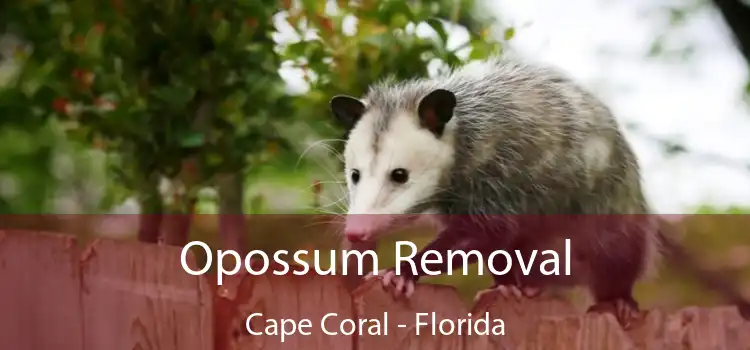 Opossum Removal Cape Coral - Florida